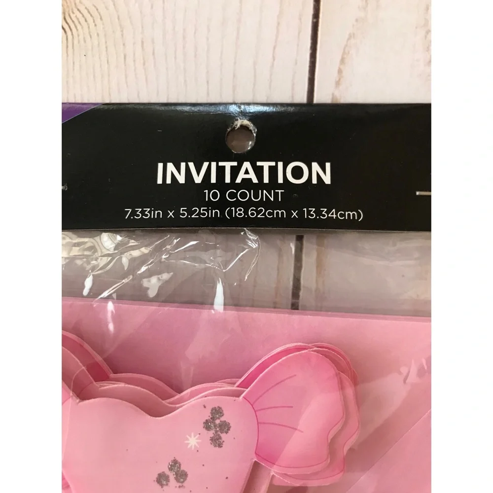 Pink Princess Dress Party Invitations & Party Sash